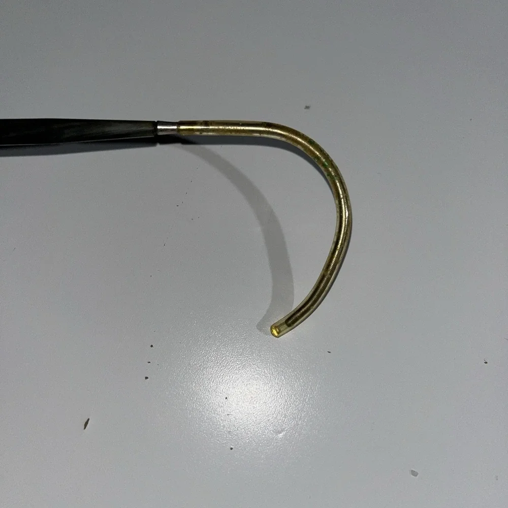 Shuron 6 1/2 Vtg 12k GF 46 Browline‎ Eyeglass Frames Retro 22 M/M Cable Temple